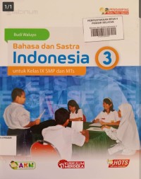 Image of Bahasa dan Sastra Indonesia 3